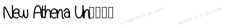 New Athena Un字体转换